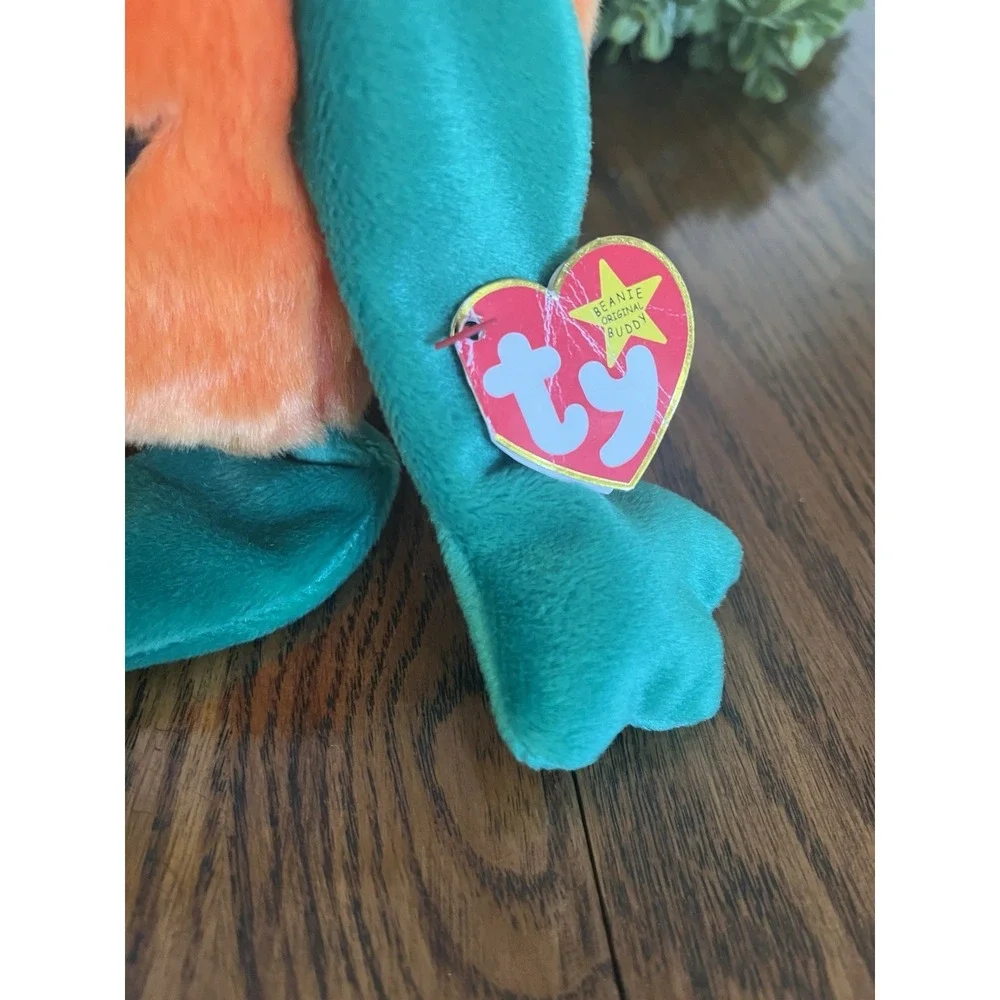 Ty Large Plush Beanie Original Buddy - PUMKIN' the Pumpkin Beanie Baby 1999